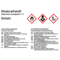 Gefahrstoffkennzeichnungsetikett
