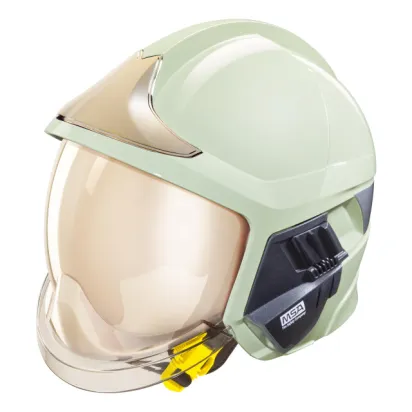 Feuerwehrhelm MSA GALLET F1 XF, Visier gold