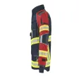 Einsatzjacke X-Pro Dynamic, dunkelblau/rot, Rückenschild FEUERWEHR silber reflektierend