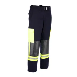Bundhose THL, schwarzblau/leuchtgelb