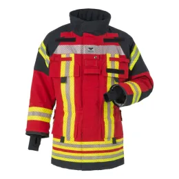 Einsatzjacke EVOLUTION Modell 007, rot/schwarzblau