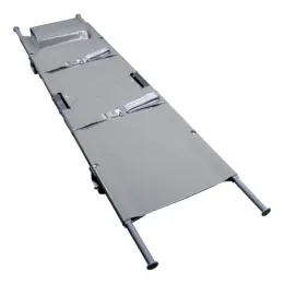 Krankentrage K DIN 13024-2, 4 Gleitfüße, 2 x klappbar