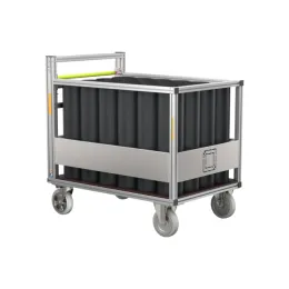 Rollcontainer Atemluftflaschen mit Sicherung