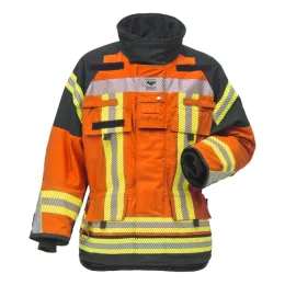 Einsatzjacke TH ASSISTANCE, Modell 001D, orange/schwarzblau